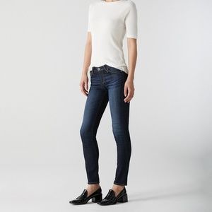 AG Dark Wash Cigarette Leg Jean